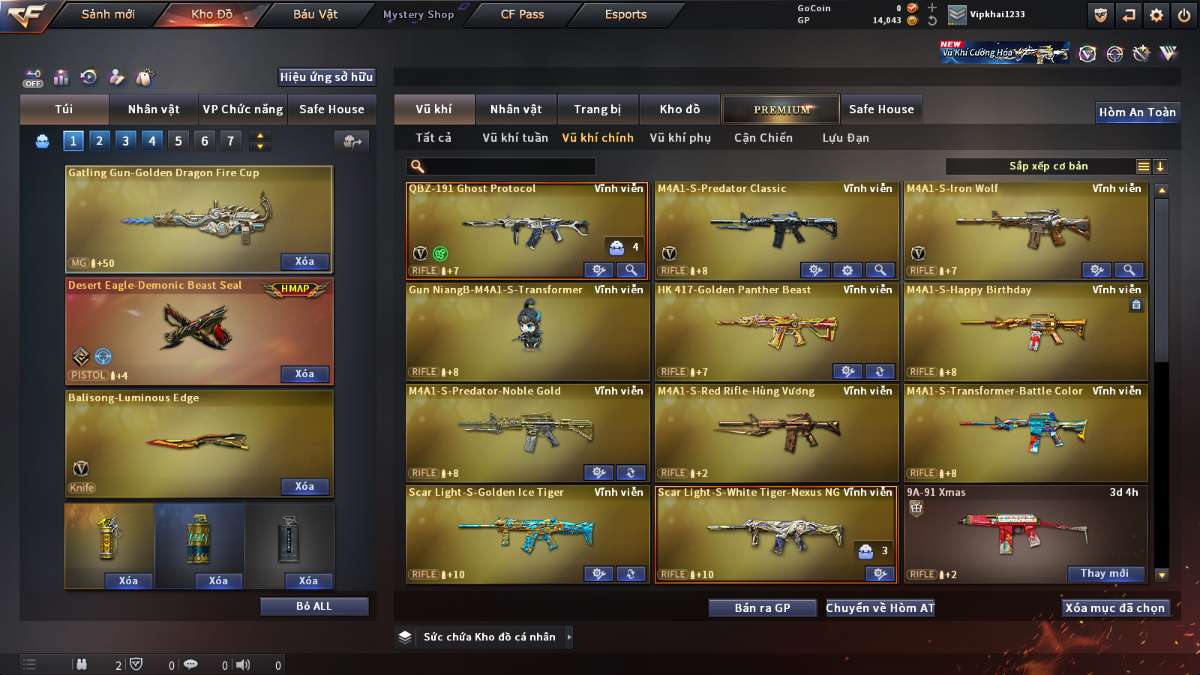 shop acc cf uy tin gia re